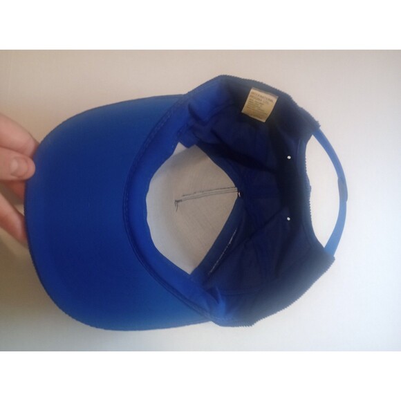 VINTAGE 1988 Calgary Winter Olympics Hat Snapback Blue Corduroy - Picture 5 of 7